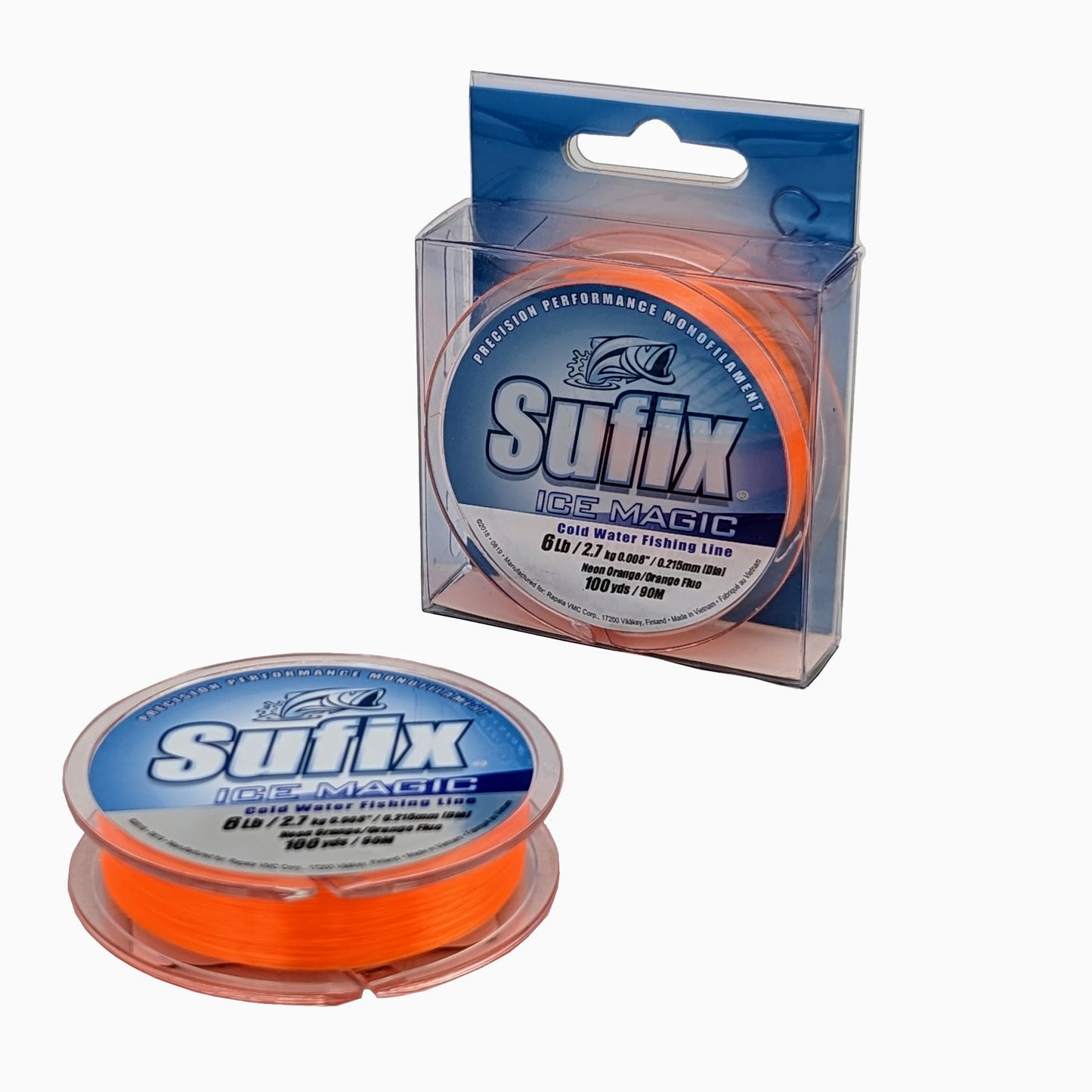 Sufix 832 Advanced Ice Braid - Fil tressé pour pêche sur glace