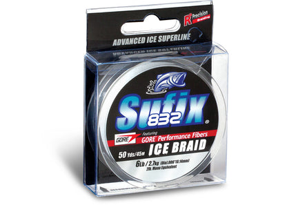 Sufix 832 Advanced Ice Braid - Fil tressé pour pêche sur glace